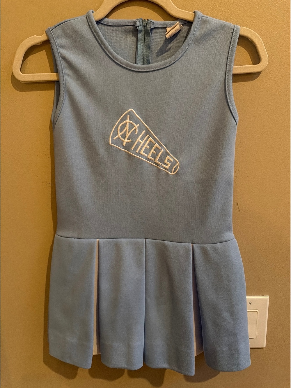 North Carolina Tar Heels Girls Cheerleader Dress Costume Size 10